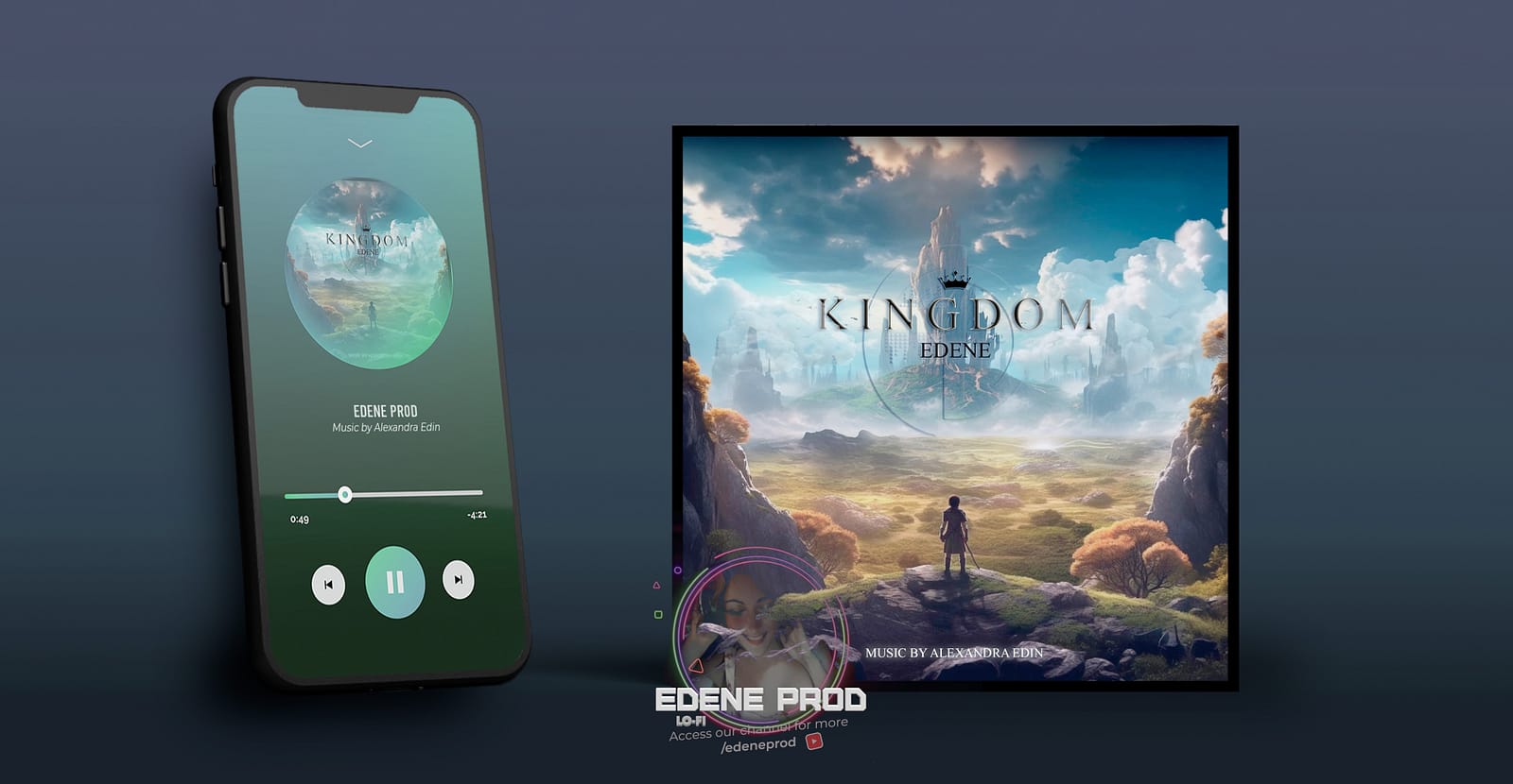 « Kingdom » : Le nouvel album épique d’Alexandra Edin en préparation chez EDENE PROD